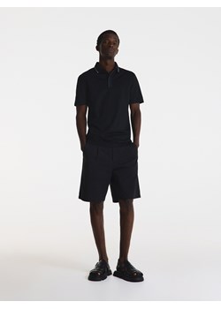 Reserved - Koszulka polo regular fit - czarny ze sklepu Reserved w kategorii T-shirty męskie - zdjęcie 173659613