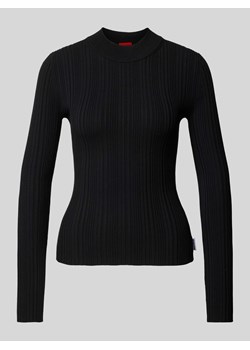 Sweter z dzianiny z fakturowanym wzorem model ‘Sarphammy’ ze sklepu Peek&Cloppenburg  w kategorii Swetry damskie - zdjęcie 173660310
