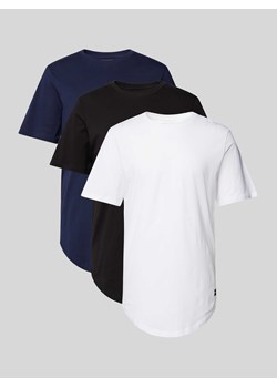 T-shirt w jednolitym kolorze w zestawie 3 szt. ze sklepu Peek&Cloppenburg  w kategorii Podkoszulki męskie - zdjęcie 173660363