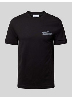 T-shirt z nadrukiem z logo ze sklepu Peek&Cloppenburg  w kategorii T-shirty męskie - zdjęcie 173660424