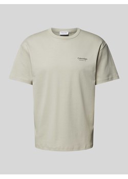 T-shirt z nadrukiem z logo ze sklepu Peek&Cloppenburg  w kategorii T-shirty męskie - zdjęcie 173660490