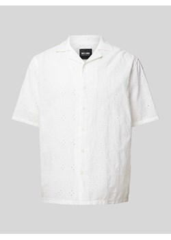 Koszula casualowa z ażurowym wzorem model ‘ARON’ ze sklepu Peek&Cloppenburg  w kategorii Koszule męskie - zdjęcie 173660601