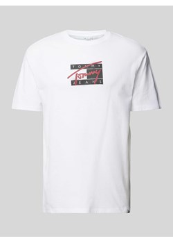 T-shirt z nadrukiem z logo ze sklepu Peek&Cloppenburg  w kategorii T-shirty męskie - zdjęcie 173660632