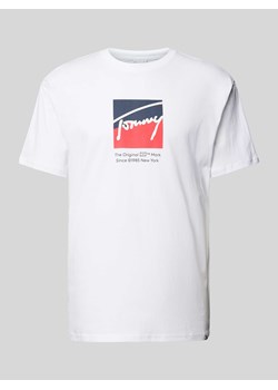 T-shirt o kroju Regular Fit z nadrukiem z logo ze sklepu Peek&Cloppenburg  w kategorii T-shirty męskie - zdjęcie 173660642