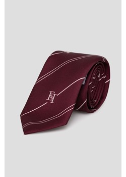 Elisabetta Franchi krawat damski kolor bordowy wzorzysty CR02L46E2 ze sklepu ANSWEAR.com w kategorii Szaliki i chusty damskie - zdjęcie 173662064