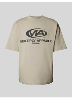 T-shirt o kroju oversized z nadrukiem z logo ze sklepu Peek&Cloppenburg  w kategorii T-shirty męskie - zdjęcie 173662182