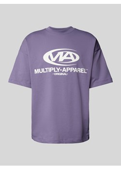 T-shirt o kroju oversized z nadrukiem z logo ze sklepu Peek&Cloppenburg  w kategorii T-shirty męskie - zdjęcie 173662211