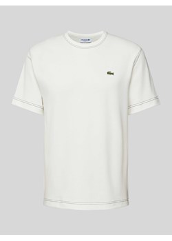 T-shirt z naszywką z logo ze sklepu Peek&Cloppenburg  w kategorii T-shirty męskie - zdjęcie 173662252