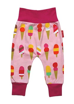 Toby Tiger Spodnie w kolorze jasnoróżowym ze wzorem ze sklepu Limango Polska w kategorii Odzież dla niemowląt - zdjęcie 173662332