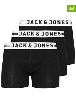 JACK &amp; JONES Junior Bokserki (3 pary) &quot;Sense Trunks&quot; w kolorze czarnym ze sklepu Limango Polska w kategorii Majtki dziecięce - zdjęcie 173662541