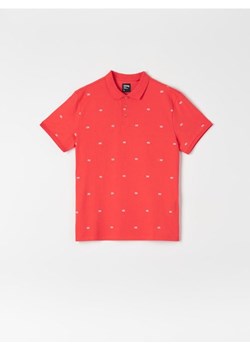 Sinsay - Koszulka polo - różowy ze sklepu Sinsay w kategorii T-shirty męskie - zdjęcie 173664272
