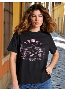 Sinsay - Koszulka z nadrukiem - szary ze sklepu Sinsay w kategorii Bluzki damskie - zdjęcie 173664310