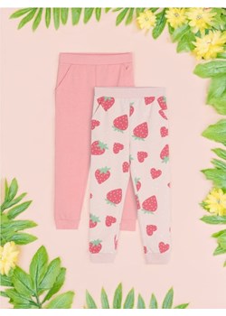 Sinsay - Spodnie dresowe jogger 2 pack - różowy ze sklepu Sinsay w kategorii Spodnie dziewczęce - zdjęcie 173664340