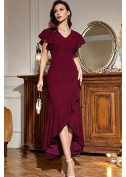Sukienka SLOBERFA BORDO ze sklepu Ivet Shop w kategorii Sukienki - zdjęcie 173664822