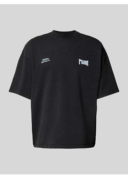 T-shirt o kroju oversized z nadrukiem z logo i napisem model ‘ALLEN’ ze sklepu Peek&Cloppenburg  w kategorii T-shirty męskie - zdjęcie 173665041