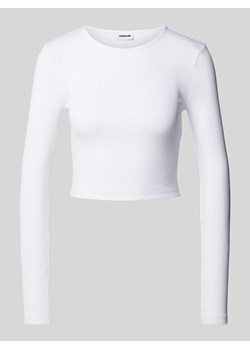 Bluzka krótka z długim rękawem i okrągłym dekoltem model ‘MAYA’ ze sklepu Peek&Cloppenburg  w kategorii Bluzki damskie - zdjęcie 173665070