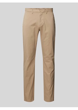Chinosy z kieszeniami z tyłu model ‘HARLEM’ ze sklepu Peek&Cloppenburg  w kategorii Spodnie męskie - zdjęcie 173665161