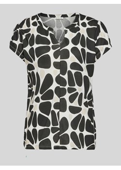 T-shirt ze wzorem na całej powierzchni damski ze sklepu Peek&Cloppenburg  w kategorii Bluzki damskie - zdjęcie 173665222