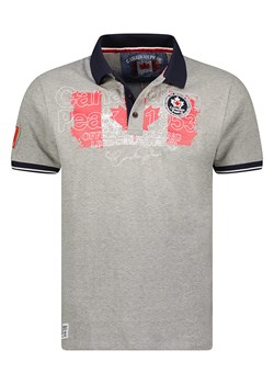 Canadian Peak Koszulka polo &quot;Kutteak&quot; w kolorze jasnoszarym ze sklepu Limango Polska w kategorii T-shirty męskie - zdjęcie 173666132