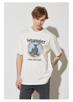 Wrangler Koszulka w kolorze kremowym ze sklepu Limango Polska w kategorii T-shirty męskie - zdjęcie 173666312