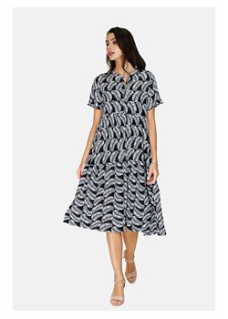 ASSUILI Sukienka w kolorze czarno-białym ze sklepu Limango Polska w kategorii Sukienki - zdjęcie 173666522