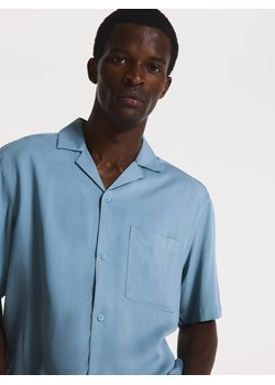 Reserved - Koszula regular fit z wiskozy - jasnoniebieski ze sklepu Reserved w kategorii Koszule męskie - zdjęcie 173667974