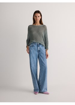 Reserved - Sweter o luźnym splocie - jasnozielony ze sklepu Reserved w kategorii Bluzki damskie - zdjęcie 173668051