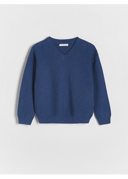 Reserved - Melanżowy sweter - granatowy ze sklepu Reserved w kategorii Swetry chłopięce - zdjęcie 173668250