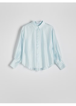 Reserved - Koszula z lyocellu - jasnoniebieski ze sklepu Reserved w kategorii Koszule damskie - zdjęcie 173668503