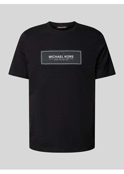 T-shirt z naszywką z logo model ‘NEW FLAGSHIP’ ze sklepu Peek&Cloppenburg  w kategorii T-shirty męskie - zdjęcie 173671561