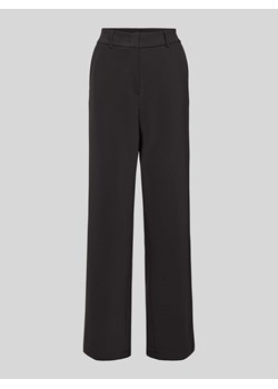 Spodnie materiałowe o kroju regular fit w kant model ‘AMELIE’ ze sklepu Peek&Cloppenburg  w kategorii Spodnie damskie - zdjęcie 173671582