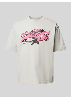 T-shirt z nadrukiem z logo model ‘ASTRO’ ze sklepu Peek&Cloppenburg  w kategorii T-shirty męskie - zdjęcie 173671724