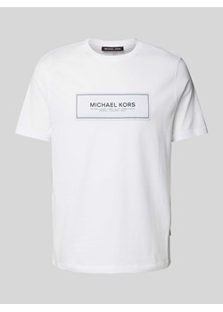T-shirt z naszywką z logo model ‘NEW FLAGSHIP’ ze sklepu Peek&Cloppenburg  w kategorii T-shirty męskie - zdjęcie 173671761