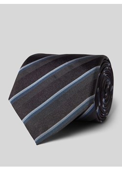 Krawat jedwabny ze szlufką ze sklepu Peek&Cloppenburg  w kategorii Krawaty - zdjęcie 173672020