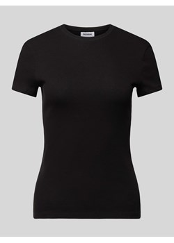 T-shirt z efektem prążkowania ze sklepu Peek&Cloppenburg  w kategorii Bluzki damskie - zdjęcie 173672021