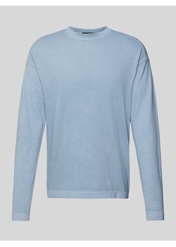 Bluzka z długim rękawem i obniżonymi ramionami model ‘MARRIO’ ze sklepu Peek&Cloppenburg  w kategorii T-shirty męskie - zdjęcie 173672023
