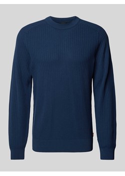 Sweter z dzianiny z okrągłym dekoltem model ‘Klincru’ ze sklepu Peek&Cloppenburg  w kategorii Swetry męskie - zdjęcie 173672063