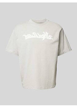 T-shirt z nadrukiem z logo model ‘WARP’ ze sklepu Peek&Cloppenburg  w kategorii T-shirty męskie - zdjęcie 173672131