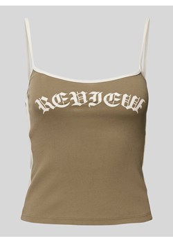 Top na ramiączkach z nadrukiem z logo ze sklepu Peek&Cloppenburg  w kategorii Bluzki damskie - zdjęcie 173672160