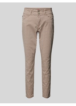 Spodnie o skróconym kroju slim fit ze sklepu Peek&Cloppenburg  w kategorii Spodnie damskie - zdjęcie 173672173