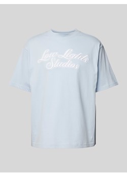T-shirt o kroju oversized z wyhaftowanym logo model ‘SHUTTER’ ze sklepu Peek&Cloppenburg  w kategorii T-shirty męskie - zdjęcie 173672263