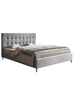 Dwuosobowe łóżko z zagłówkiem - Haven 160x200 - 36 kolorów ze sklepu Edinos.pl w kategorii Łóżka i materace - zdjęcie 173672350