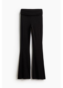H & M - Marszczone spodnie jazzowe - Czarny ze sklepu H&M w kategorii Spodnie damskie - zdjęcie 173672840