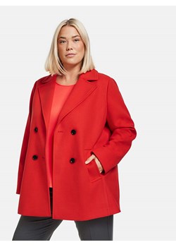 SAMOON Płaszcz przejściowy w kolorze czerwonym ze sklepu Limango Polska w kategorii Płaszcze damskie - zdjęcie 173672944