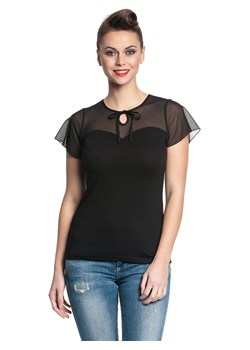Pussy Deluxe Koszulka &quot;Lovely Chic&quot; w kolorze czarnym ze sklepu Limango Polska w kategorii Bluzki damskie - zdjęcie 173673110
