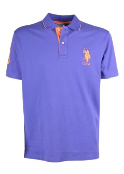 U.S. Polo Assn. Koszulka polo w kolorze fioletowym ze sklepu Limango Polska w kategorii T-shirty męskie - zdjęcie 173674544