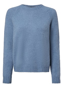 Max Mara Weekend Sweter damski z zawartością alpaki - Ghiacci Kobiety drobna dzianina blue stone jednolity ze sklepu vangraaf w kategorii Swetry damskie - zdjęcie 173674992