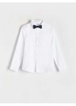 Reserved - Koszula z muchą - biały ze sklepu Reserved w kategorii Koszule chłopięce - zdjęcie 173677900