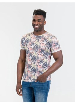 KEY LARGO Koszulka &quot;Florida&quot; w kolorze szaro-jasnoróżowym ze sklepu Limango Polska w kategorii T-shirty męskie - zdjęcie 173679603