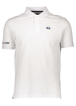 La Martina Koszulka polo w kolorze białym ze sklepu Limango Polska w kategorii T-shirty męskie - zdjęcie 173679782